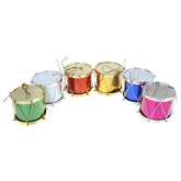 12 pcs/bag 3cm Laser Small drum Christmas Ornament colorful Mini Gift box Christmas Tree pendant New Year ornaments Decorations - Fashionner